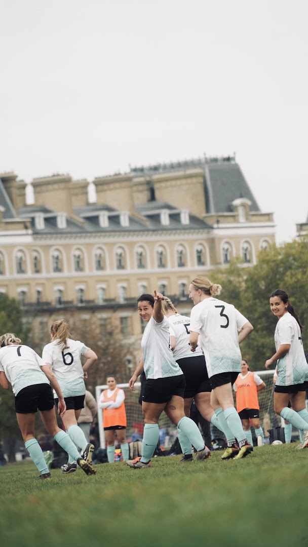 South West Saints players move together during a match
